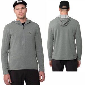 New Strafe Basecamp Half Zip Grey Hoodie Size S